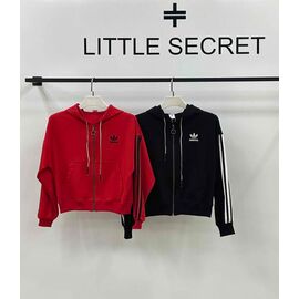 Фотография Кофта спортивная женская 120-1 red р.S-L "Little Secret" недорого оптом от прямого поставщика