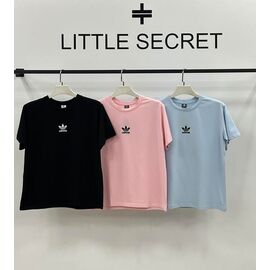 Фотография Футболка женская 20 pink р.S-L "Little Secret" недорого оптом от прямого поставщика