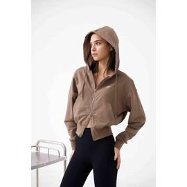 Кофта спортивна жіноча 500301 brown р.S-L "Little Secret" недорого оптом від прямого постачальника