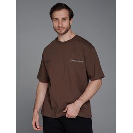 Футболка чоловіча 500311 brown р.M-XL "Little Secret" недорого оптом від прямого постачальника