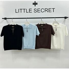 Фотография Футболка женская 9538-3 l.blue р.one size "Little Secret" недорого оптом от прямого поставщика