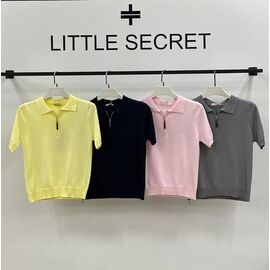 Фотография Футболка женская 9538-3 yellow р.one size "Little Secret" недорого оптом от прямого поставщика
