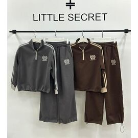 Костюм спортивний жіночий теплий K012 brown р.M-XL "Little Secret" недорого оптом від прямого постачальника
