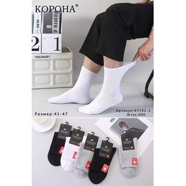 Фотография Носки мужские AY192-1 mix р.41-47 "Корона" недорого оптом от прямого поставщика