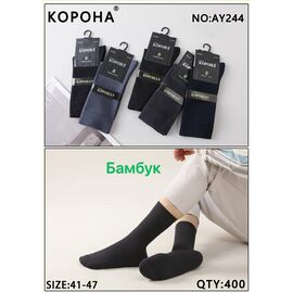 Фотография Носки мужские AY244 mix р.41-47 "Корона" недорого оптом от прямого поставщика