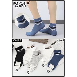 Фотография Носки мужские AY306-8 mix р.41-47 "Корона" недорого оптом от прямого поставщика