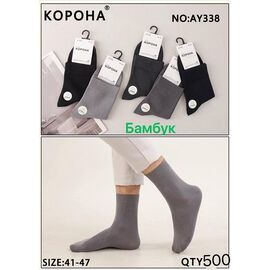 Фотография Носки мужские AY338 mix р.41-47 "Корона" недорого оптом от прямого поставщика