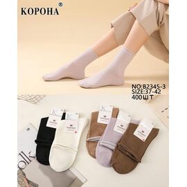 Фотография Носки женские B2345-3 mix р.37-42 "Корона" недорого оптом от прямого поставщика