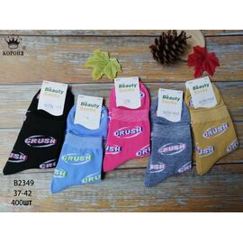 Фотография Носки женские B2349 mix р.37-42 "Корона" недорого оптом от прямого поставщика