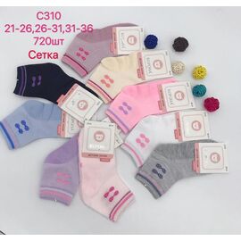 Фотография Носки детские на девочку C310 mix р.21-26 "Корона" недорого оптом от прямого поставщика