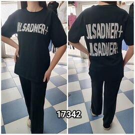 Фотография Футболка женская 17342 black р.one size "LOOK" недорого оптом от прямого поставщика