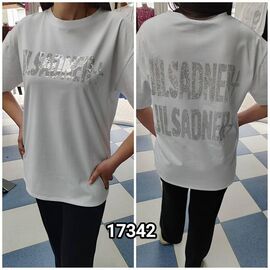 Фотография Футболка женская 17342 white р.one size "LOOK" недорого оптом от прямого поставщика