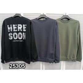 Фотография Свитер мужской 25305 grey р.52-58 "LOOK" недорого оптом от прямого поставщика