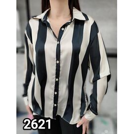 Фотография Рубашка женская 2621 beige р.48-54 "LOOK" недорого оптом от прямого поставщика