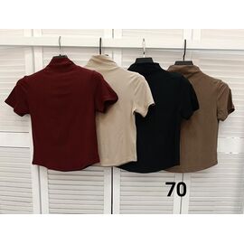 Фотография Футболка женская 70 wine р.one size "LOOK" недорого оптом от прямого поставщика