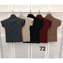 Фотография Футболка женская 72 black р.one size "LOOK" недорого оптом от прямого поставщика