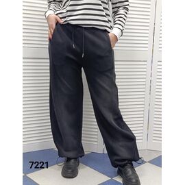 Фотография Штаны спортивные женские 7221 d.grey р.44-50 "LOOK" недорого оптом от прямого поставщика