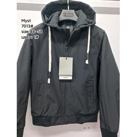 Фотография Куртка мужская 7013-1 black р.48-58 "Lina" недорого оптом от прямого поставщика