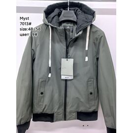 Фотография Куртка мужская 7013-9 grey р.48-58 "Lina" недорого оптом от прямого поставщика