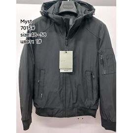 Фотография Куртка мужская 7015-1 black р.48-58 "Lina" недорого оптом от прямого поставщика