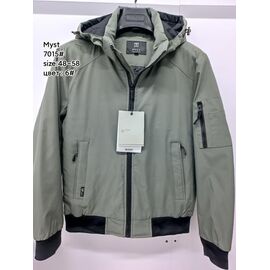 Фотография Куртка мужская 7015-6 grey р.48-58 "Lina" недорого оптом от прямого поставщика