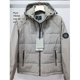 Фотография Куртка мужская 7025-7 l.grey р.48-58 "Lina" недорого оптом от прямого поставщика