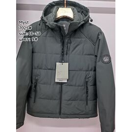 Фотография Куртка мужская 7025-9 grey р.48-58 "Lina" недорого оптом от прямого поставщика