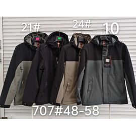 Фотография Куртка мужская 707-10 grey р.48-58 "Lina" недорого оптом от прямого поставщика