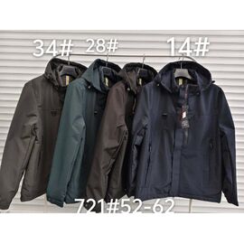 Фотография Куртка мужская 721-34 grey р.52-62 "Lina" недорого оптом от прямого поставщика