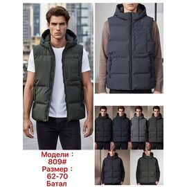 Фотография Жилетка мужская 809 navy р.62-70 "Lina" недорого оптом от прямого поставщика