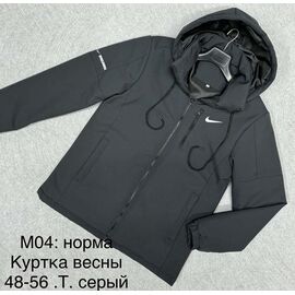 Фотография Куртка мужская M04 d.grey р.48-56 "Lina" недорого оптом от прямого поставщика