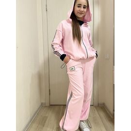 Фотография Костюм детский спортивный на девочку M417 pink р.134-152 "Moda school" недорого оптом от прямого поставщика