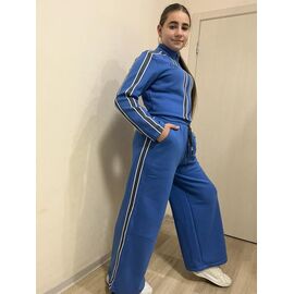 Фотография Костюм детский спортивный на девочку M428 blue р.134-158 "Moda school" недорого оптом от прямого поставщика