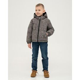 Фотография Куртка детская демисезонная на мальчика M436 grey р.116-140 "Moda school" недорого оптом от прямого поставщика