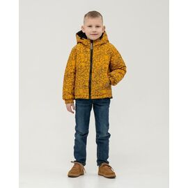 Фотография Куртка детская демисезонная на мальчика M438 yellow р.116-140 "Moda school" недорого оптом от прямого поставщика