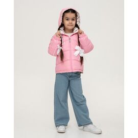 Фотография Куртка детская демисезонная на девочку M444 pink р.116-134 "Moda school" недорого оптом от прямого поставщика