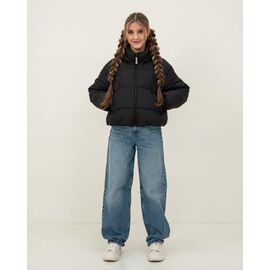 Фотография Куртка детская демисезонная на девочку M449 black р.140-164 "Moda school" недорого оптом от прямого поставщика