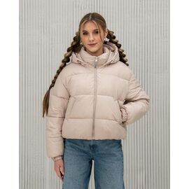 Фотография Куртка детская демисезонная на девочку M450 beige р.140-164 "Moda school" недорого оптом от прямого поставщика