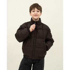 Фотография Куртка детская демисезонная на мальчика M462 brown р.140-164 "Moda school" недорого оптом от прямого поставщика