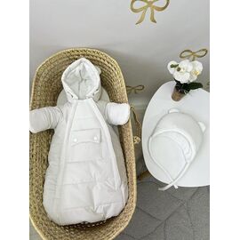 Фотография Комбинезон детский унисекс M465 white р.0-0.6 "Moda school" недорого оптом от прямого поставщика