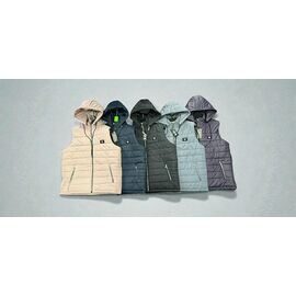 Фотография Жилетка женская P337 beige р.42-50 "Phi Hung" недорого оптом от прямого поставщика