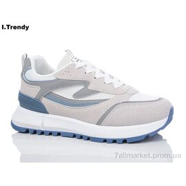 Фотография Кроссовки женские модные Весна/осень JZ131-5 (8 пар р.36-41) "Trendy" недорого оптом от прямого поставщика