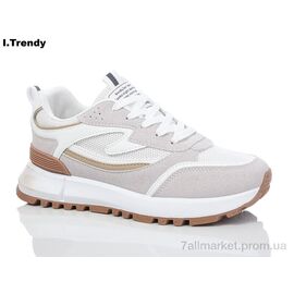 Фотография Кроссовки женские модные Весна/осень JZ131-6 (8 пар р.36-41) "Trendy" недорого оптом от прямого поставщика