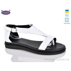 Фотография Босоножки женские летние Лето 922 біла шкіра (6 пар р.36-40) "Garti" недорого оптом от прямого поставщика