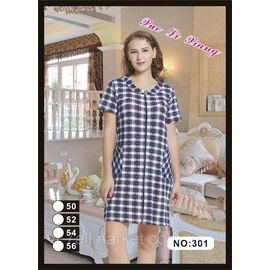 Фотография Халат женский домашний размер 50-56 "FLOWER" недорого от прямого поставщика