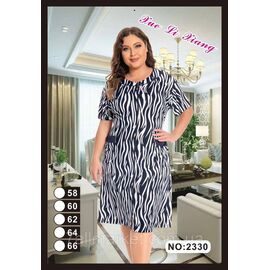 Фотография Халат женский домашний/батал размер 58-66 "FLOWER" недорого от прямого поставщика