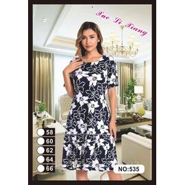 Фотография Платье женское домашнее/батал р-ры 58-66 "FLOWER" купить недорого от прямого поставщика