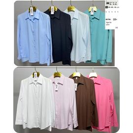 Сорочка жіноча 133 green р.52-60 "BASE" недорого оптом від прямого постачальника