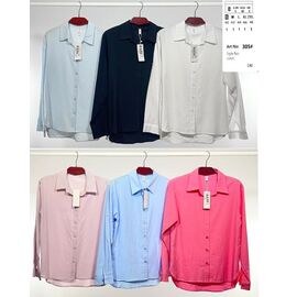 Фотография Рубашка женская 305 pink р.40-48 "BASE" недорого оптом от прямого поставщика