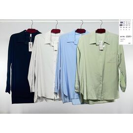 Фотография Рубашка женская 3102 black р.54-60 "BASE" недорого оптом от прямого поставщика